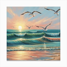 Default A Serene And Majestic Water Set Pic Captured In Vibran 1 Canvas Print