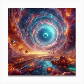 Space Vortex Canvas Print