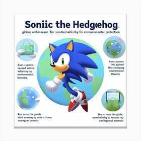 Sonic The Hedgehog 33 Canvas Print