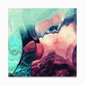 Feel The Clashing Wave Canvas Print