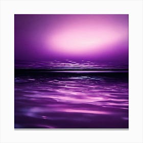 Purple Sunset Canvas Print