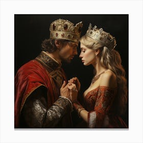 King And Queen Canvas Print