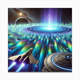 A Sci Fi Visualization Of The Stunning Visuals Eff Canvas Print