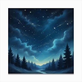 Night Sky Canvas Print