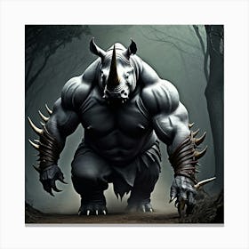 Rhinoceros Canvas Print