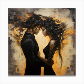 Lovers By Csaba Fikker 10 Canvas Print