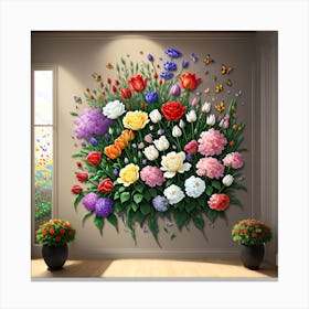 Flowers Smz Canvas Print