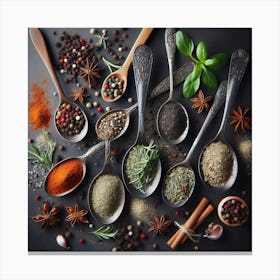 Herbs and Spices 3 Canvas Print