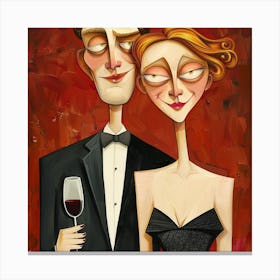 Happy Anniversary Canvas Print