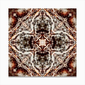 Abstract Pattern Burnt Canvas Print