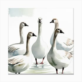 Leonardo Phoenix 09 A Serene And Delicate Watercolor Illustrat 3 Canvas Print