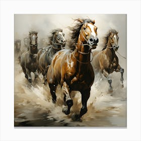 Whispers Of The Wind Riding Into Destiny Canvas Print