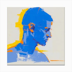 'Blue Man' Canvas Print