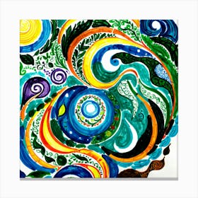 Swirls And Swirls Canvas Print