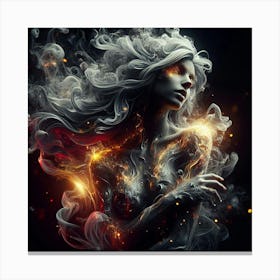 Fire Girl Canvas Print