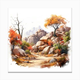 Rocky Landscape Canvas Print