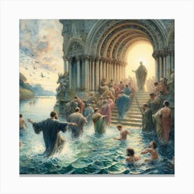 Baptism Of Jesus 1 Canvas Print