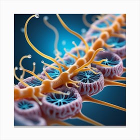 Close Up Of A Neuron 1 Canvas Print