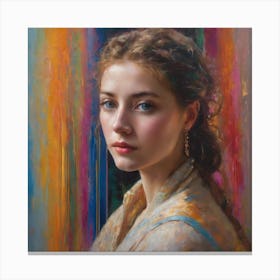 Tableau women art Canvas Print