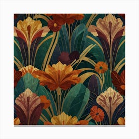 Floral Pattern 30 Canvas Print