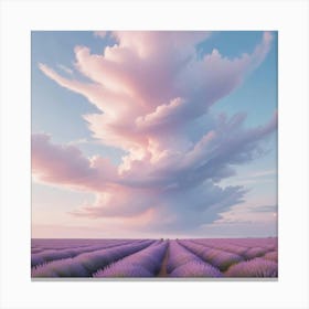 Lavender Field Canvas Print