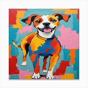 Dog Painting 1 Canvas Print