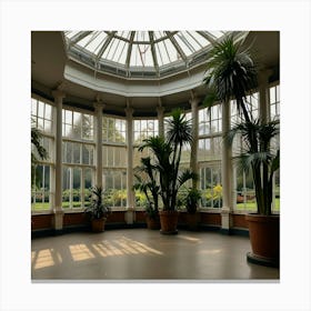 Default A Solitary Walk At Kew Gardens Plant House Interior Ar 3 Canvas Print