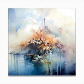 Watercolour Waltz Canvas Print