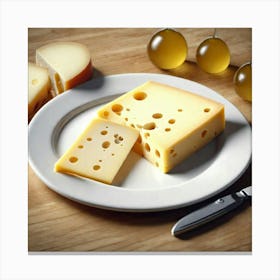 Party Tray Cheeses Canvas Print