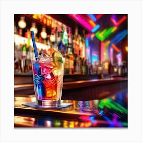 Rainbow Bar 3 Canvas Print