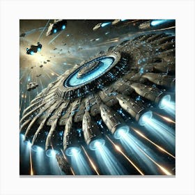 Hyperion Point Defense Converted Canvas Print