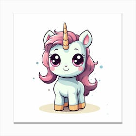 Cute Unicorn 431 Canvas Print