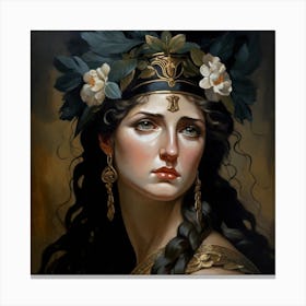 Greek Goddess 40 Canvas Print