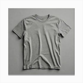 Grey T - Shirt 9 Canvas Print