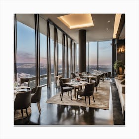 Restaurant At The Shard Canvas Print