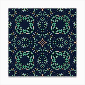 Abstract geometric pattern 3 Canvas Print