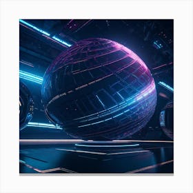 Futuristic Space 2 Canvas Print