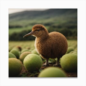 Kiwi In The Field Canvas Print