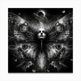 Dark Butterfly 3 Canvas Print