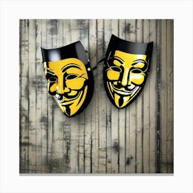 Masks Of Vengeance Canvas Print