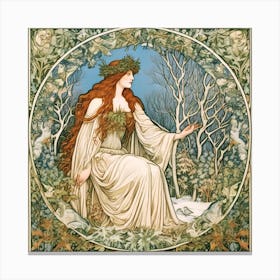 Botanical Goddess Canvas Print