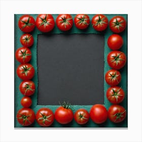 Frame Of Tomatoes 12 Canvas Print