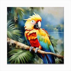 Parrot of Cockatoo Canvas Print