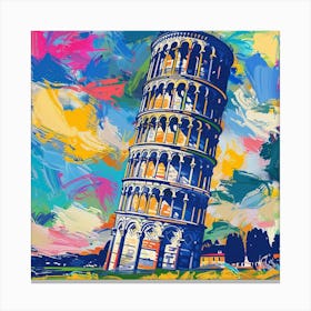 Leaning Tower Of Pisa 6 Canvas Print