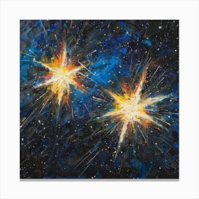 Two Stars In The Sky Canvas Print