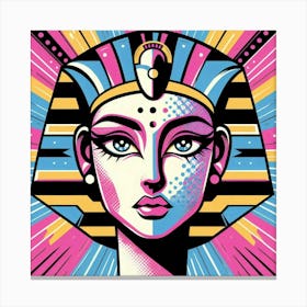 Pop Pharaoh Psusennesra Canvas Print