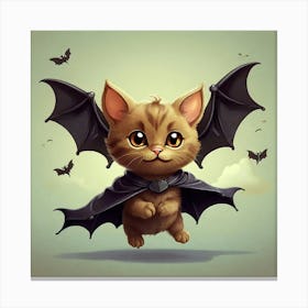 Halloween Cat Canvas Print