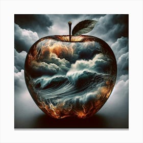 Stormy Apple Canvas Print