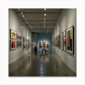 View Of The Gallery Canvas Print