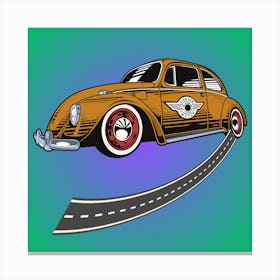 Vw Beetle classic car Canvas Print